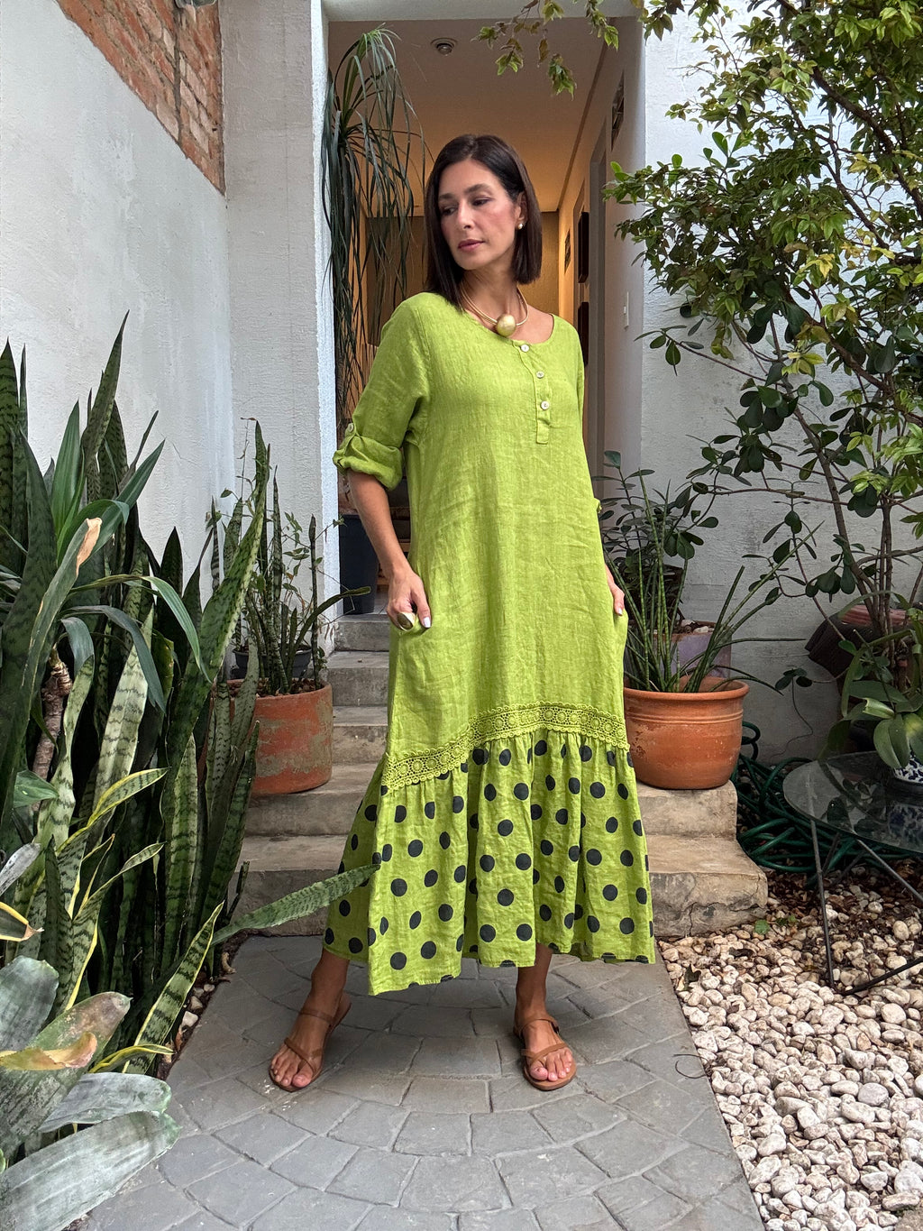 VESTIDO LAURA VERDE
