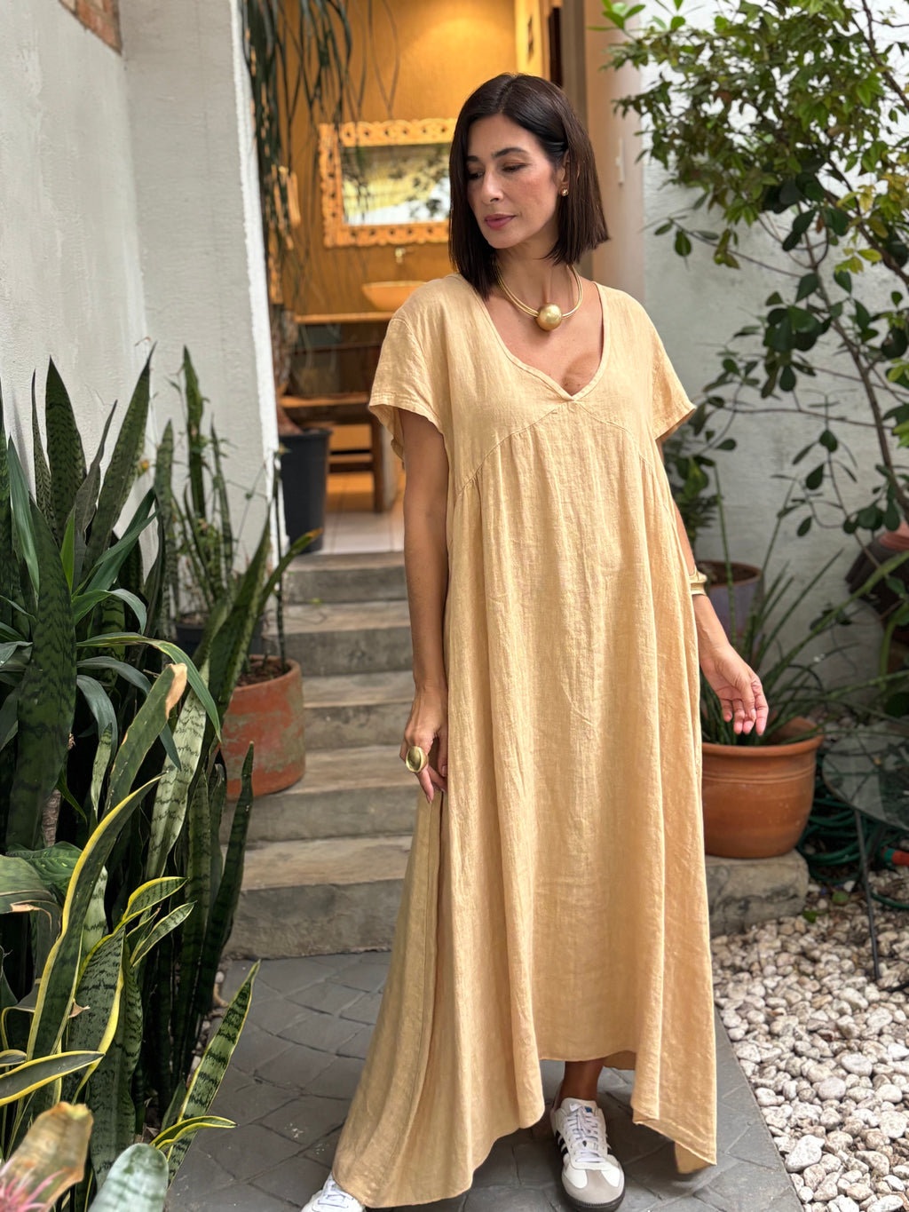 VESTIDO ADALGISA GIALLO