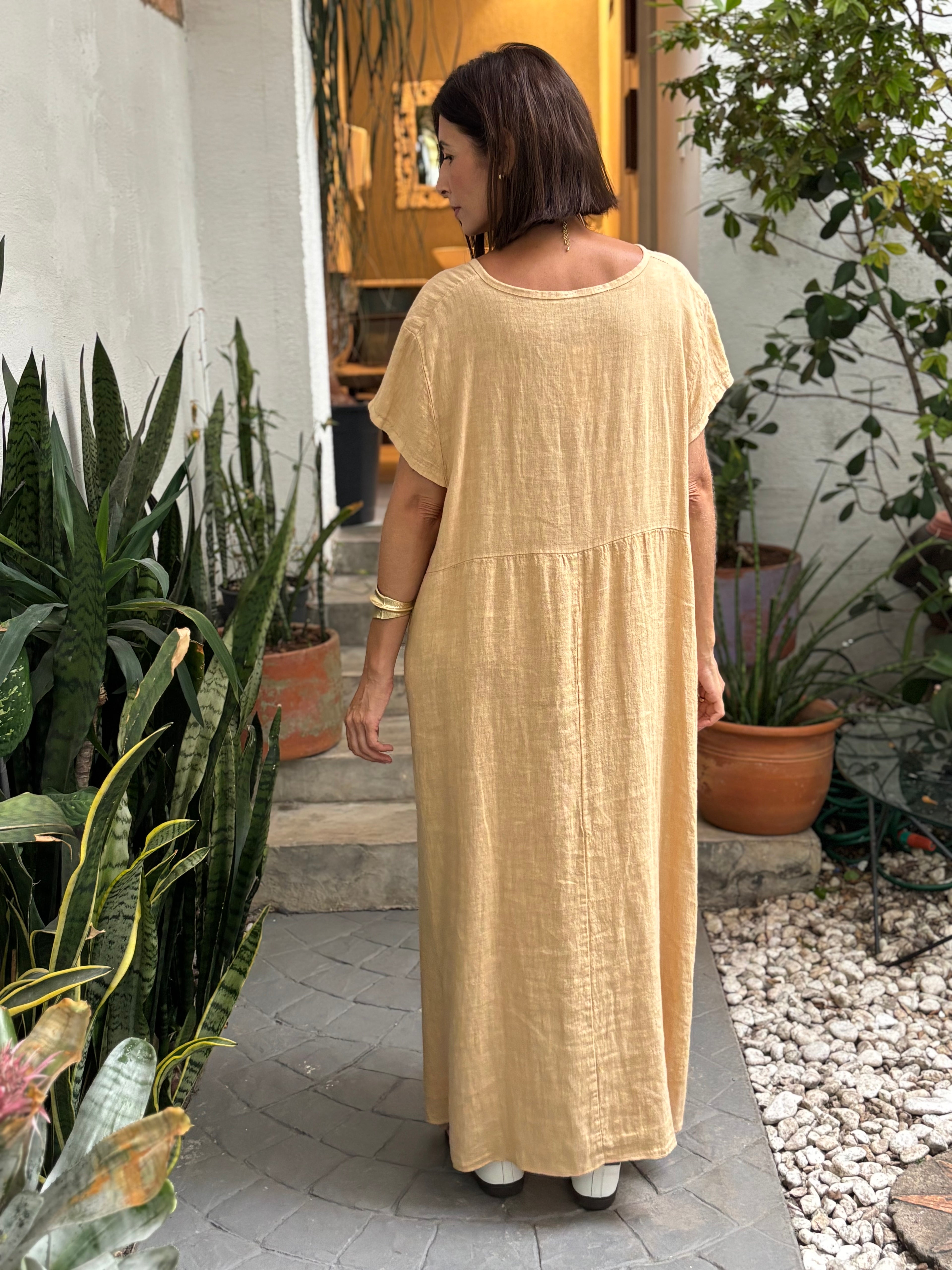VESTIDO ADALGISA GIALLO