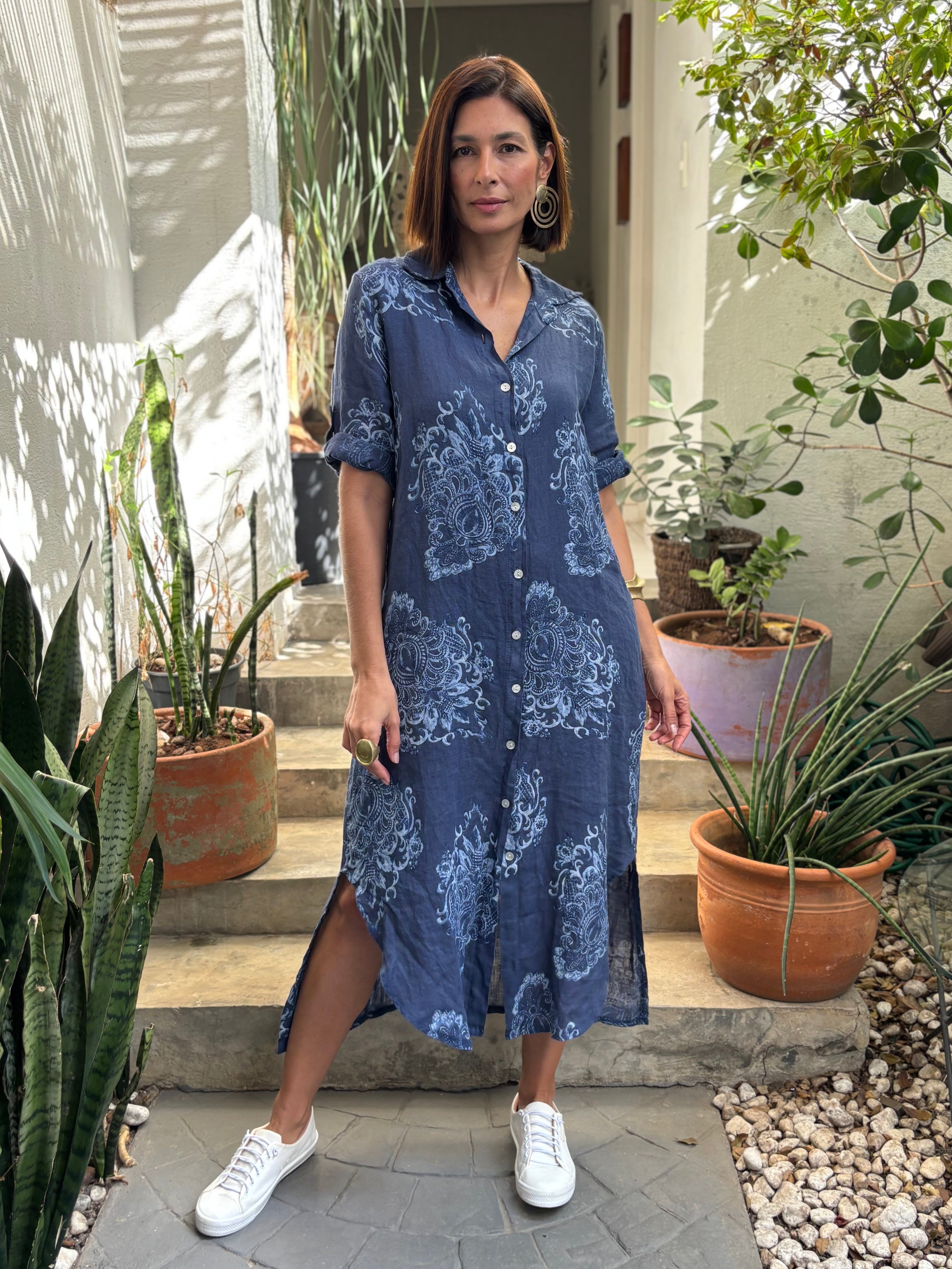 CHEMISE ISAURA BLU