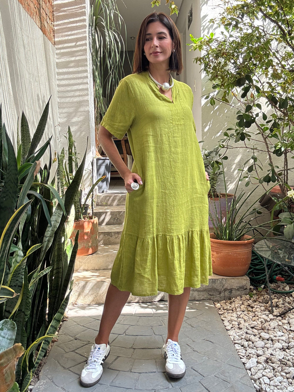 VESTIDO DONATA PISTACCHIO