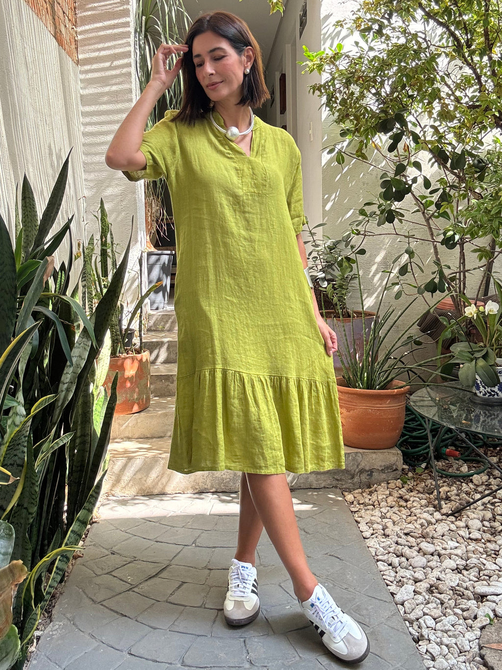 VESTIDO DONATA PISTACCHIO
