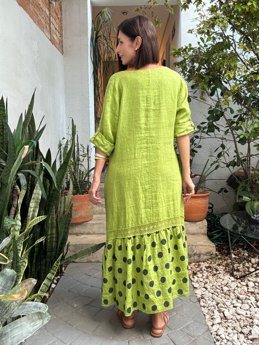 VESTIDO LAURA VERDE