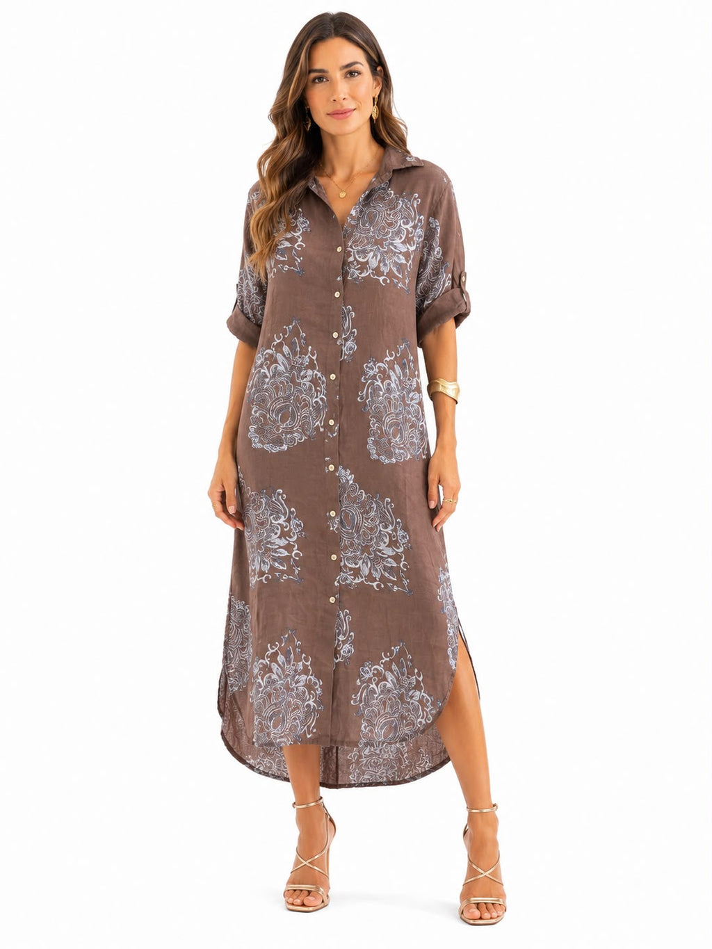 CHEMISE ISAURA MARRONE