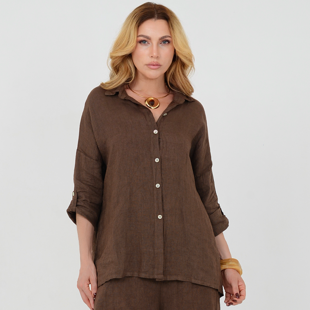 CAMISA CIOCCOLATO