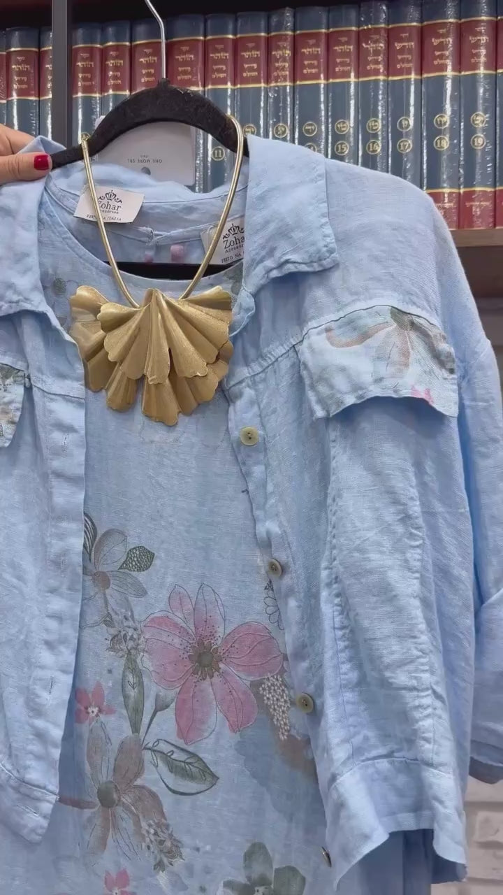 VESTIDO NICOLETTA BLU