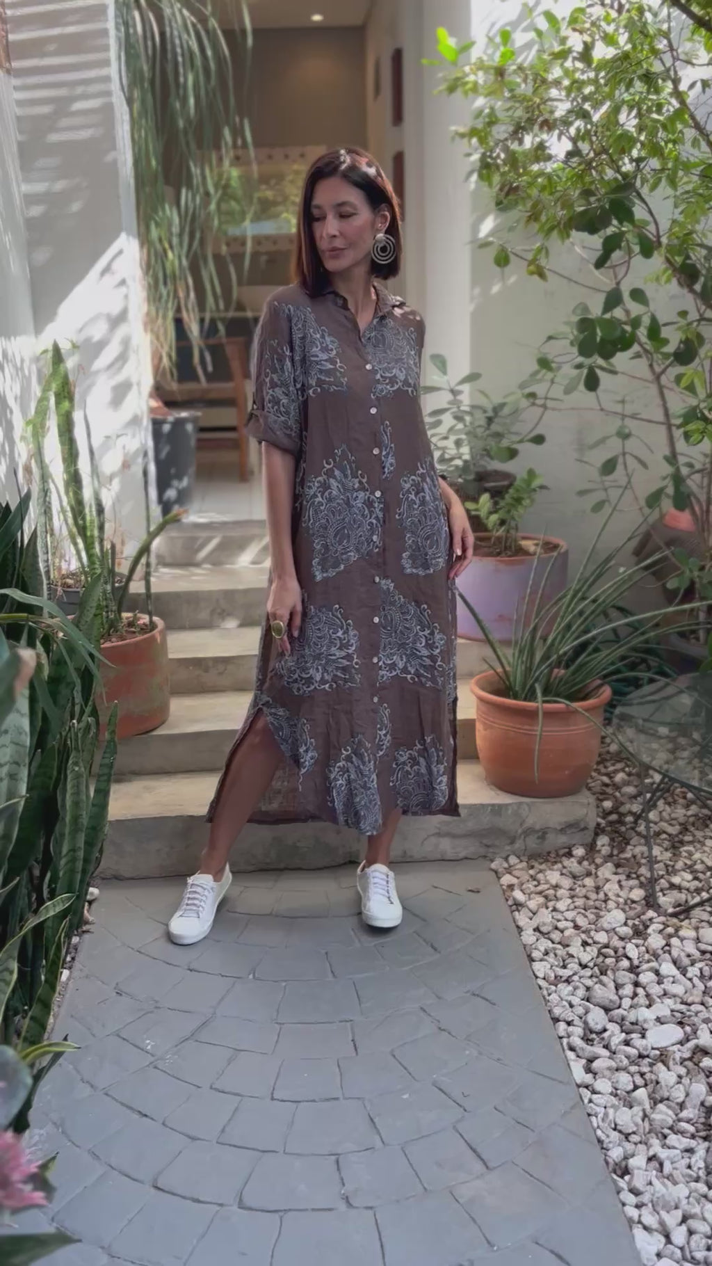 CHEMISE ISAURA MARRONE