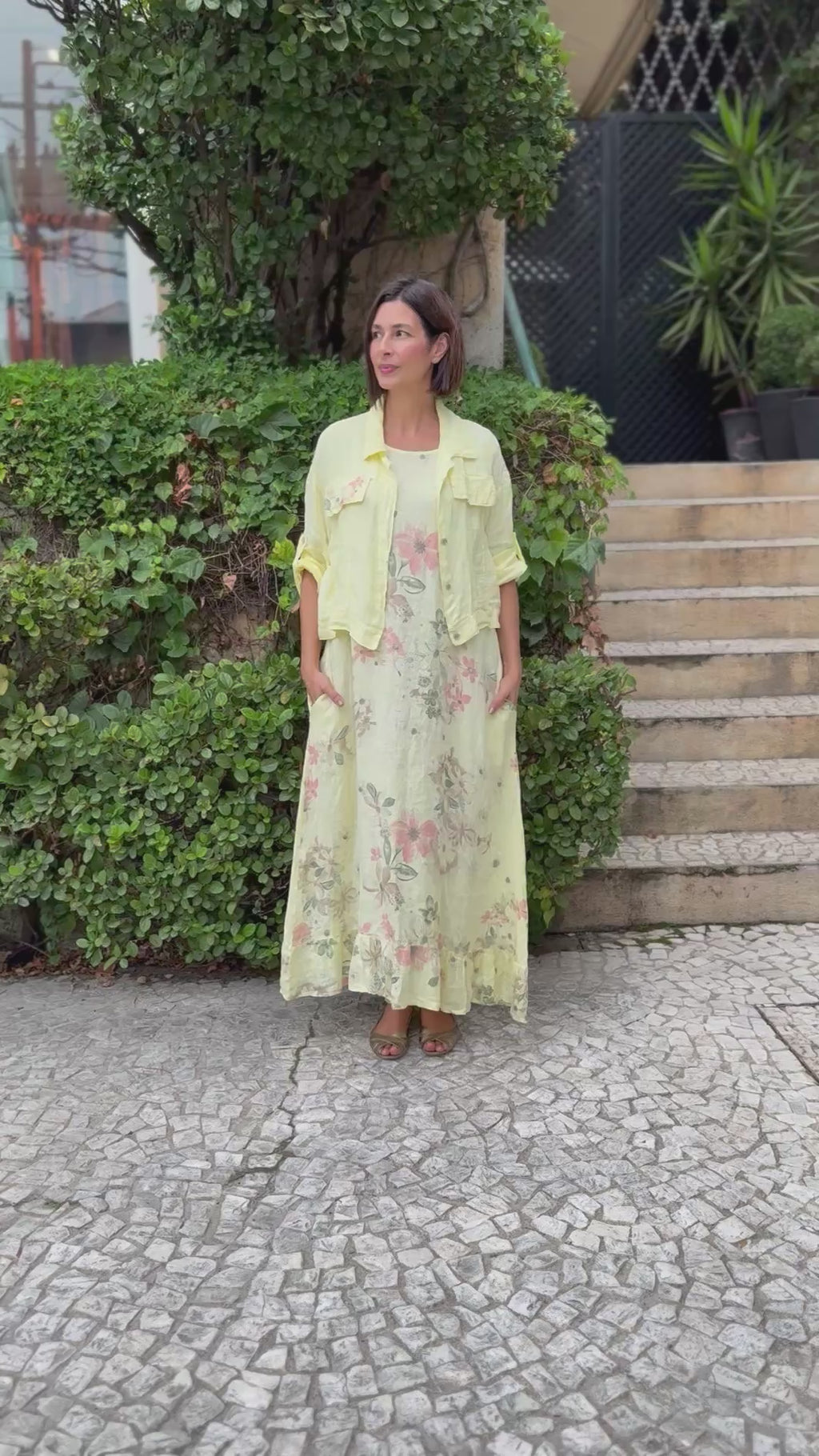 VESTIDO NICOLETTA GIALLO