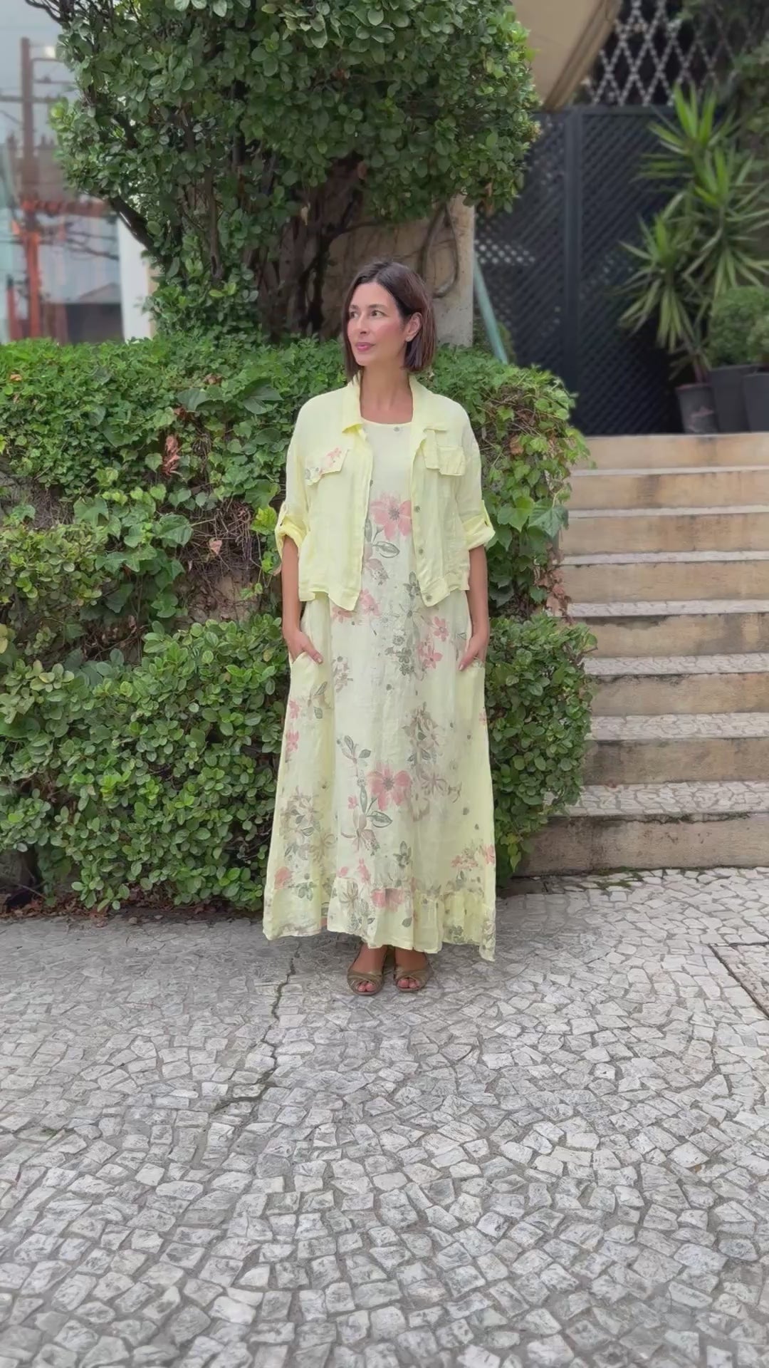 VESTIDO NICOLETTA GIALLO