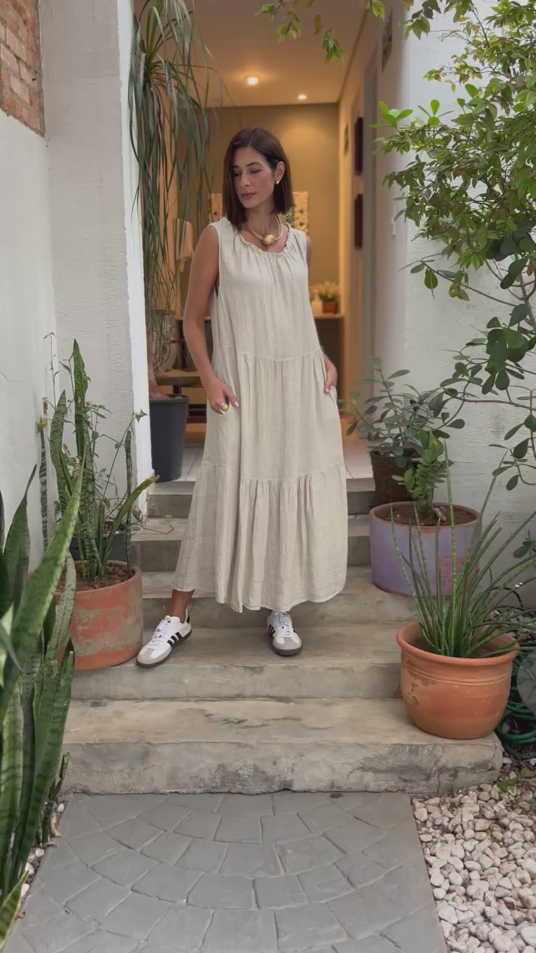 VESTIDO ANITA SABBIA