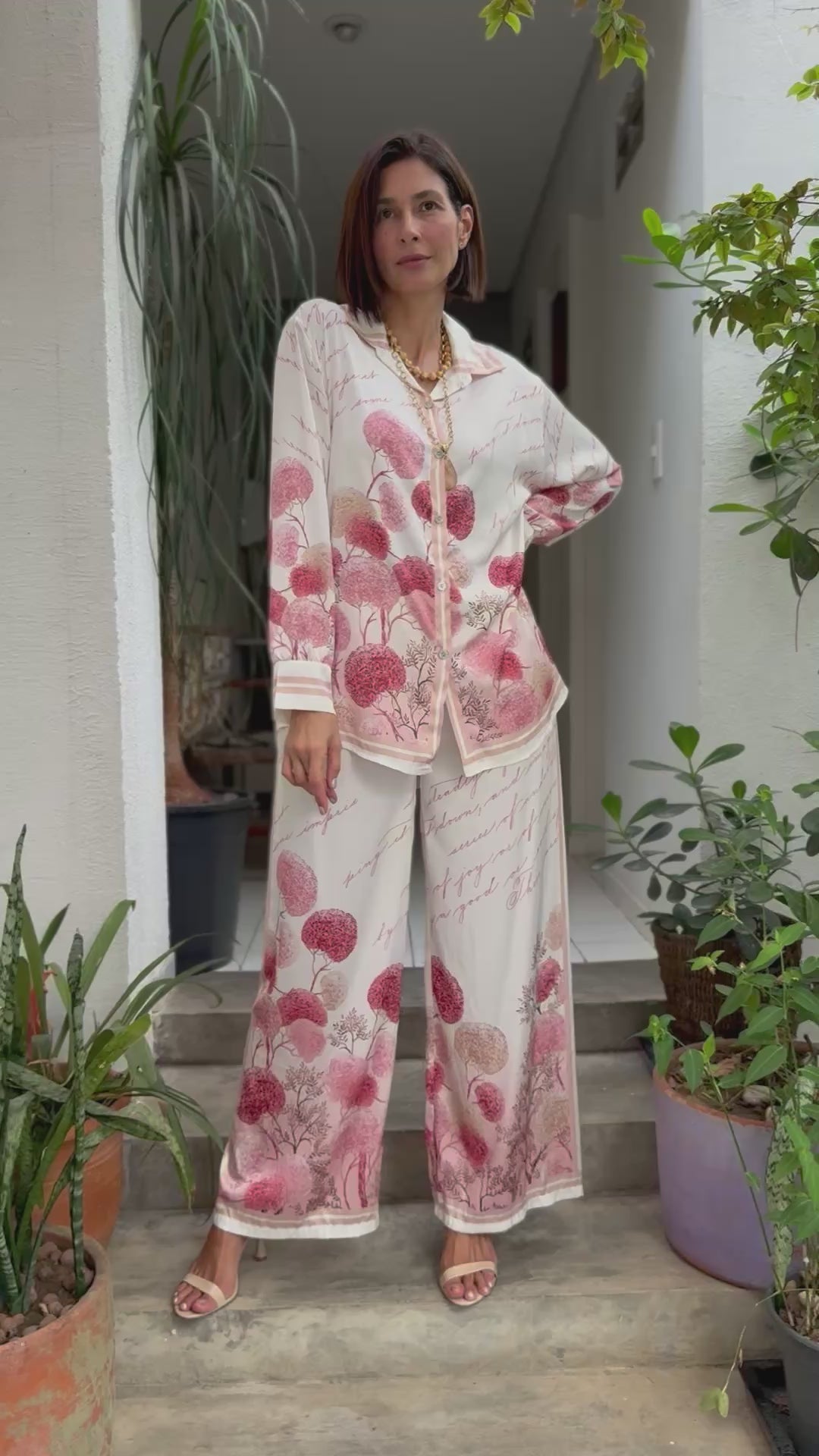 CONJUNTO ALBERO ROSA