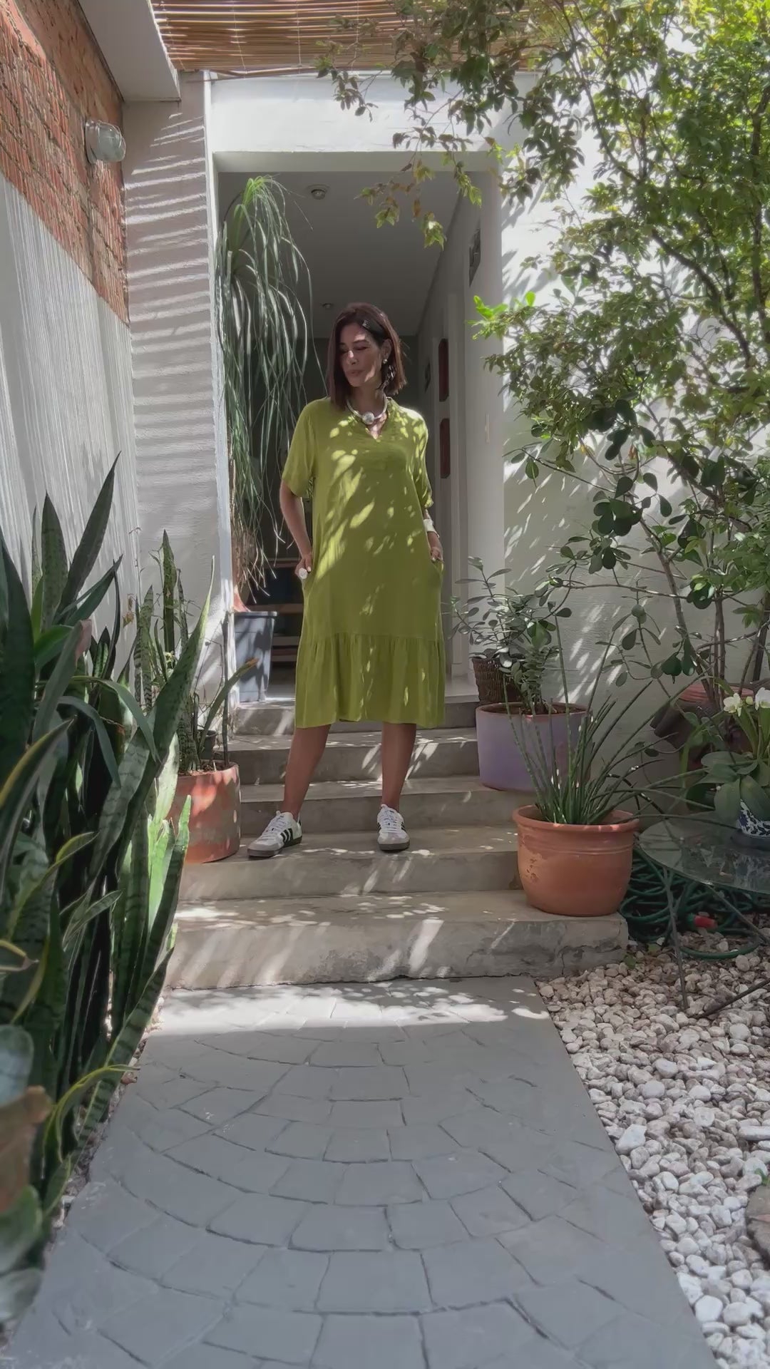 VESTIDO DONATA PISTACCHIO
