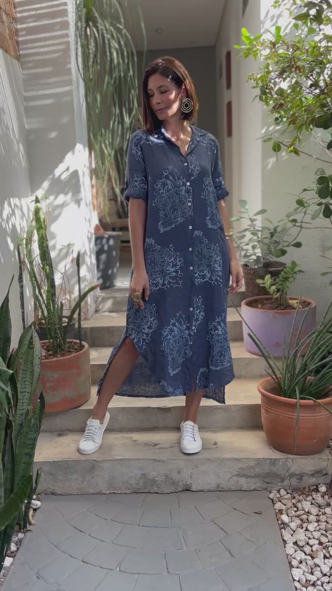 CHEMISE ISAURA BLU