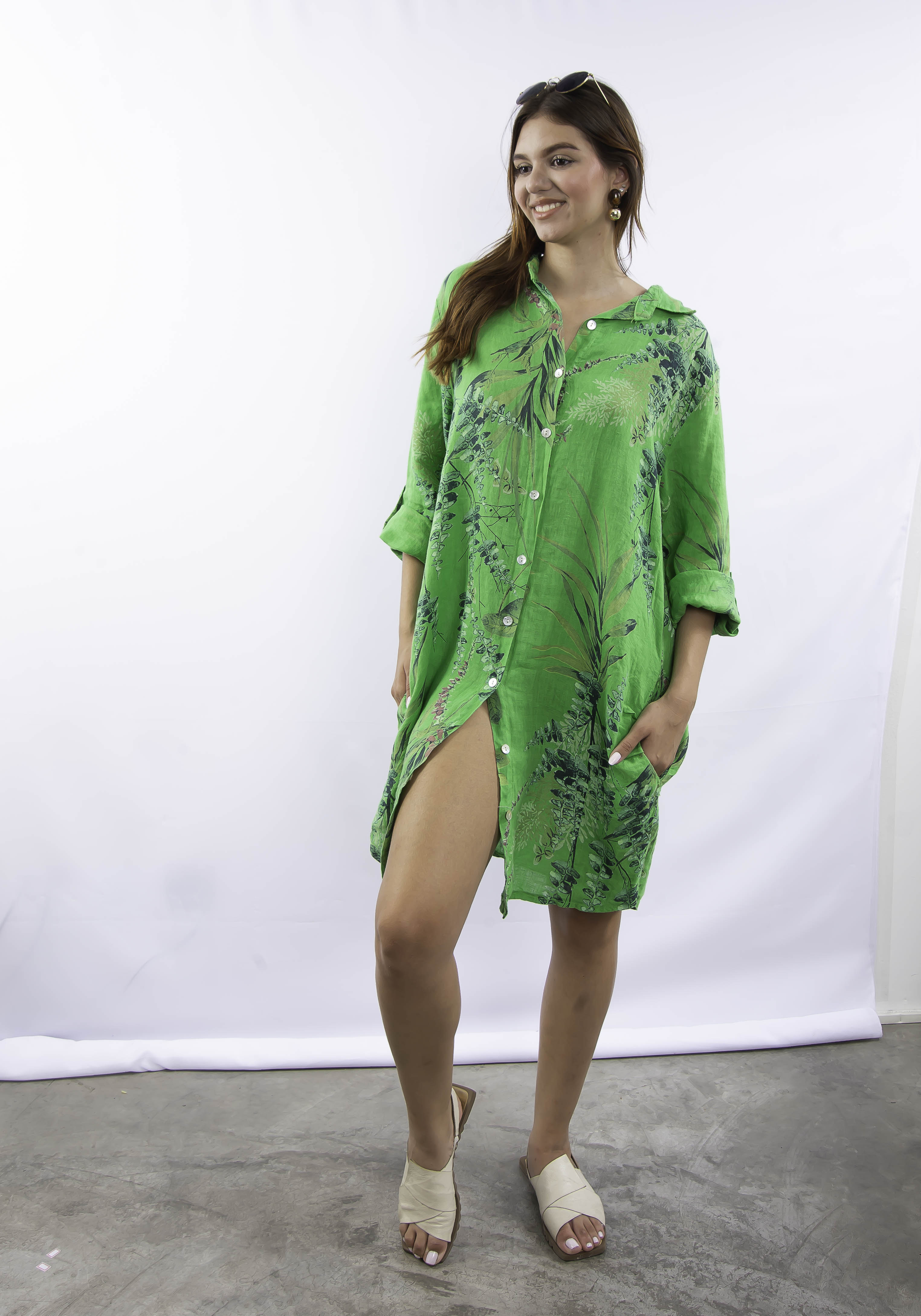 Vestido Trieste ideal para verão em linho italiano